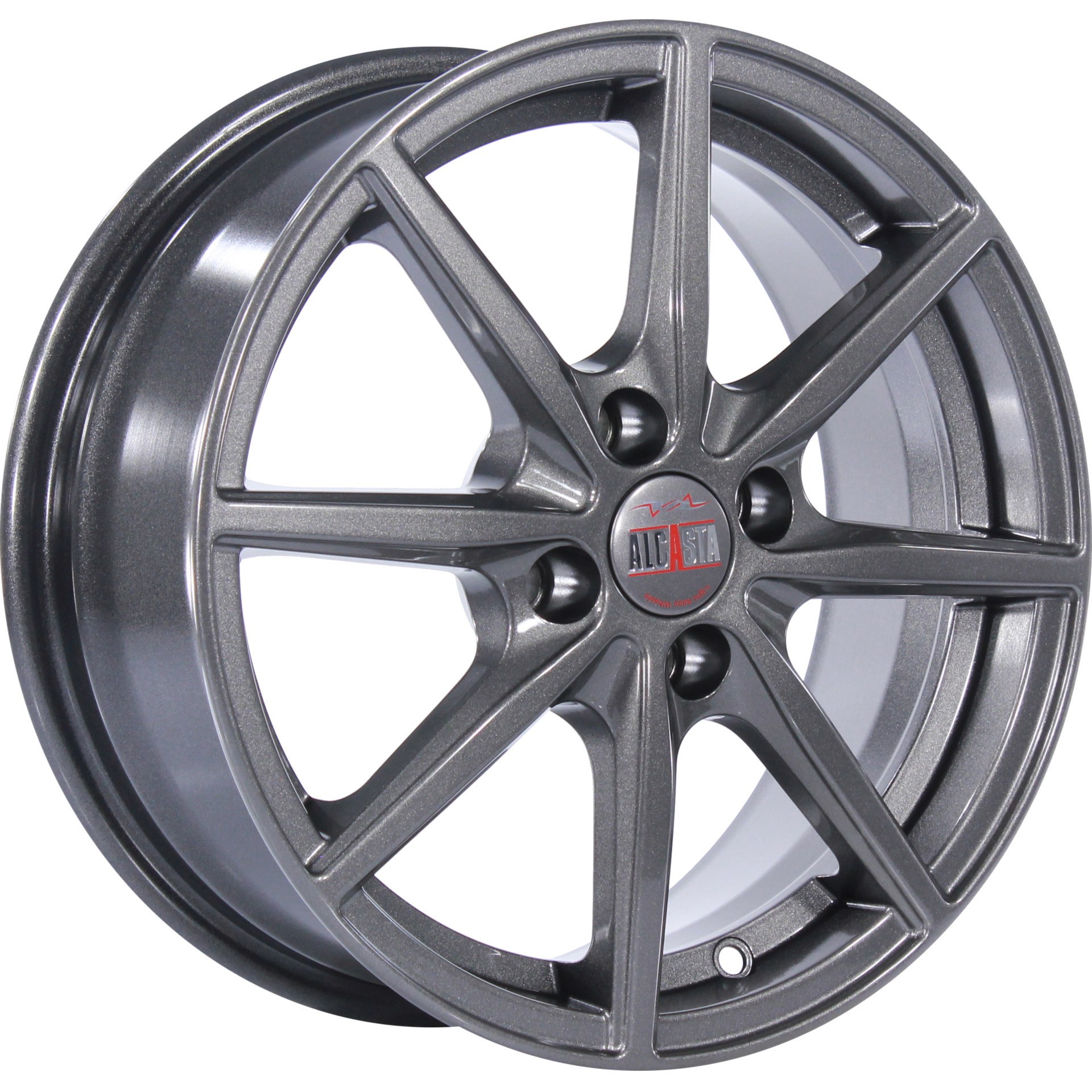 Колесный диск ALCASTA M63 6x15/4x100 ET46 D60.1 GRAPHITE