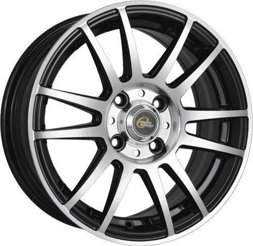 Колесный диск CROSS STREET Y4917 6x15/4x100 ET45 D60.1 BKF