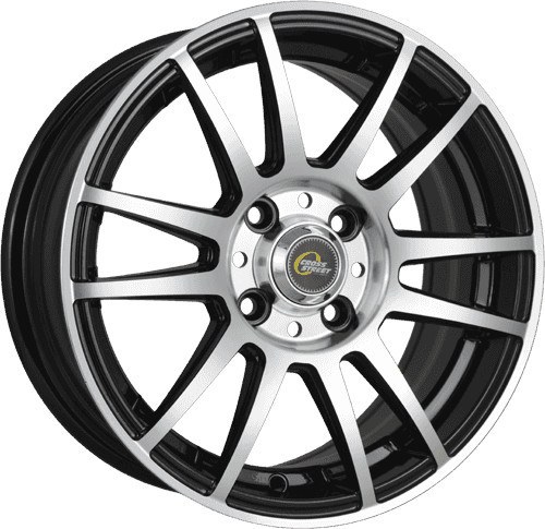 Колесный диск CROSS STREET Y4917 6x15/4x100 ET48 D54.1 BKF