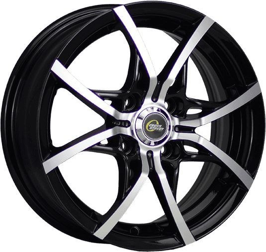 Колесный диск CROSS STREET Y5314 6x15/4x100 ET48 D54.1 BKF
