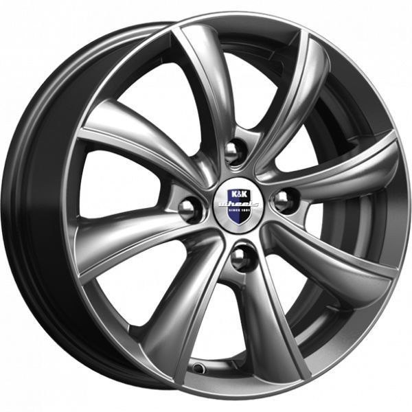 Колесный диск КиК Бриз 6x15/4x100 ET38 D67.1 дарк_платинум