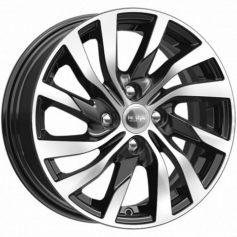 Колесный диск КиК КС882 6x15/4x100 ET50 D60.1 алмаз-черный