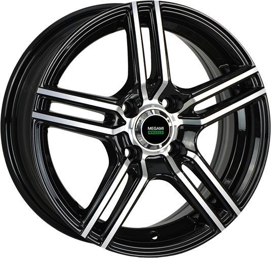 Колесный диск Megami MGM-1 6x15/4x100 ET36 D60.1 BKF
