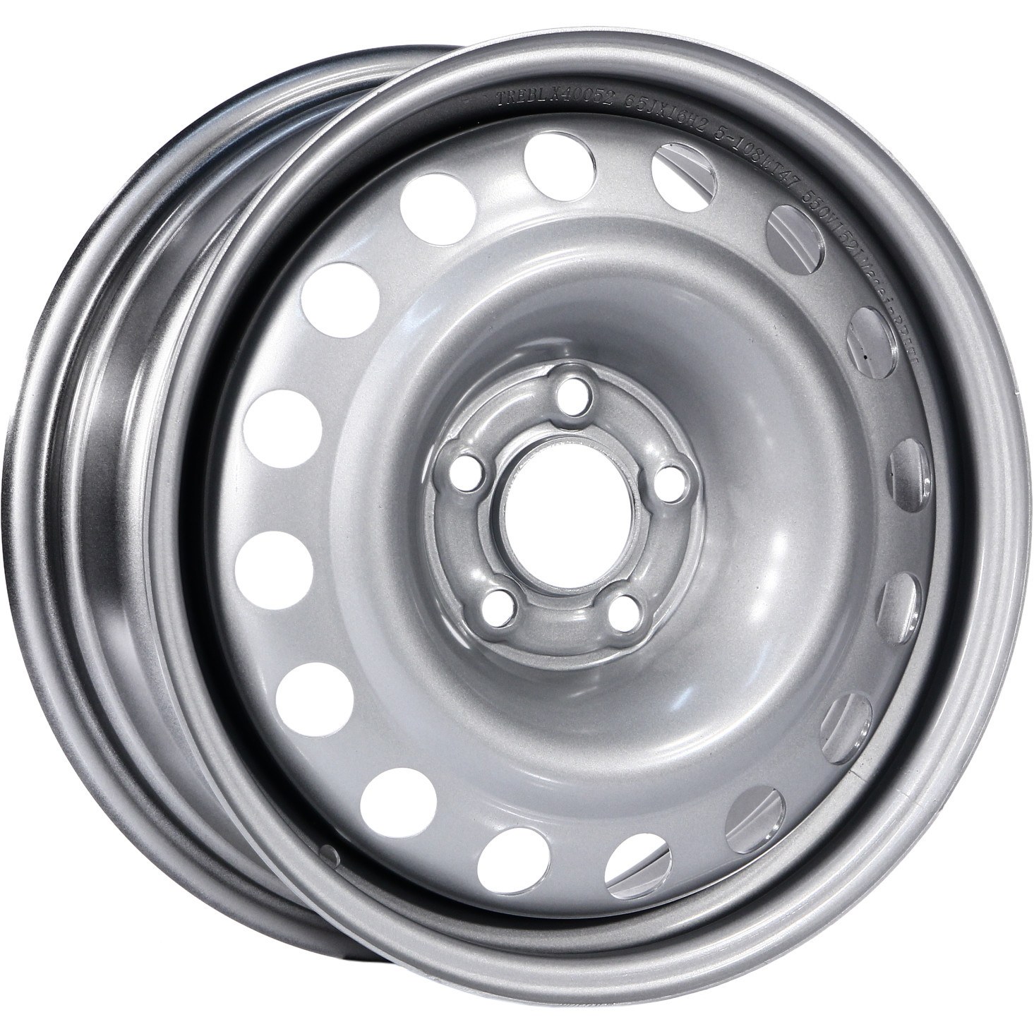 Колесный диск TREBL X40052 (коробка) 6.5x16/5x108 ET47 D65.1 Silver