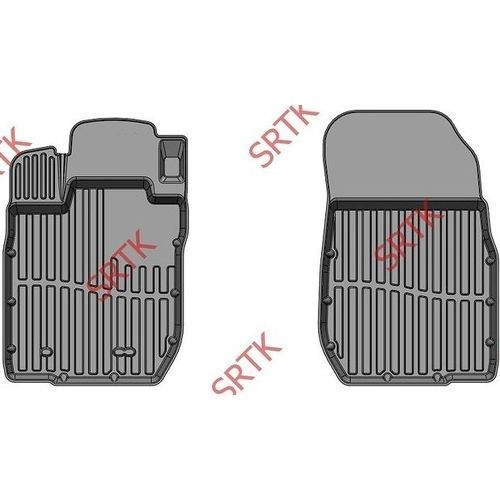 Коврики резиновые в салон 3D STANDART Lada Largus / Лада Ларгус SRTK (2012-) Передние