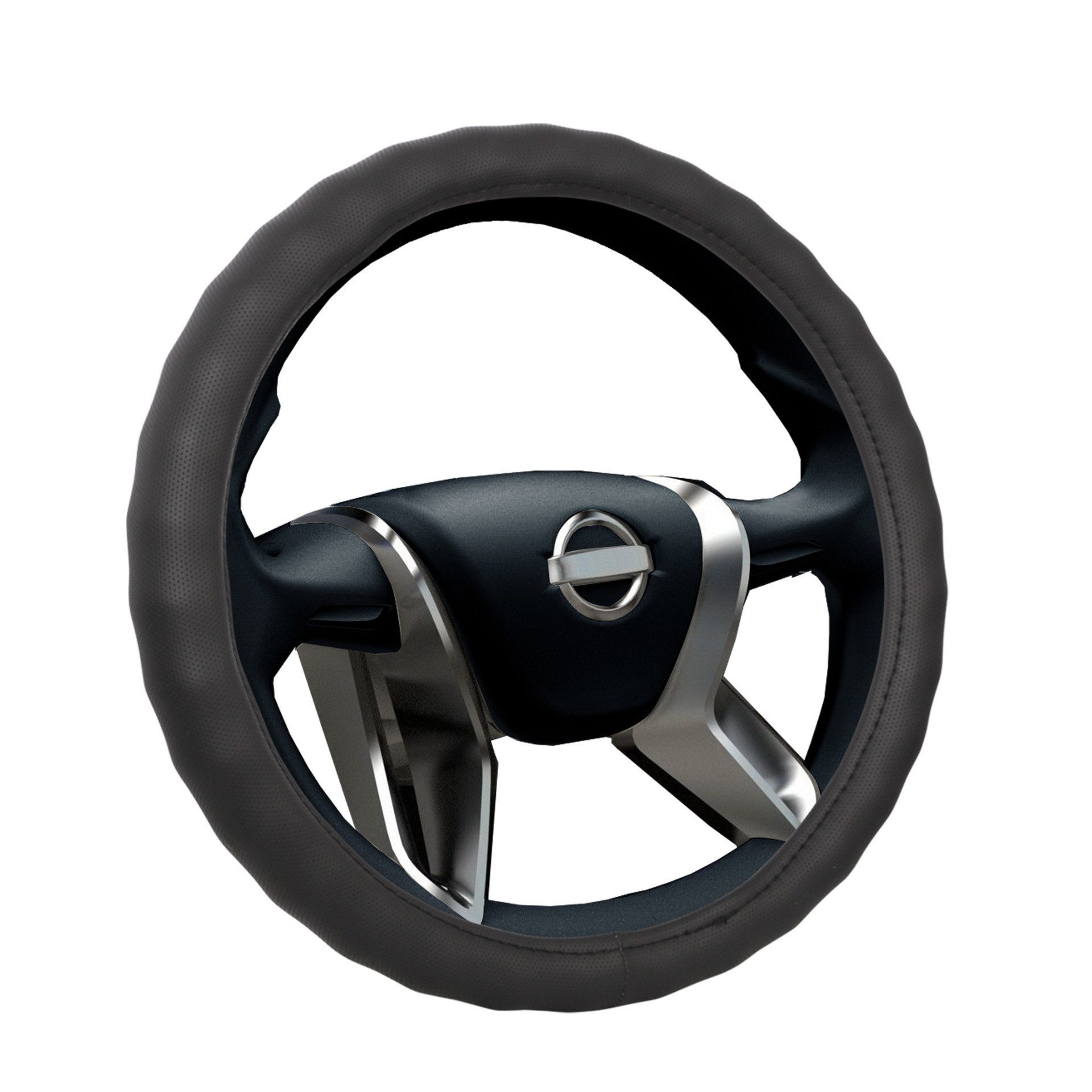 Оплетка Azard VOIN CLASSIK PLUS экокожа, M (d-38см) /черный/
