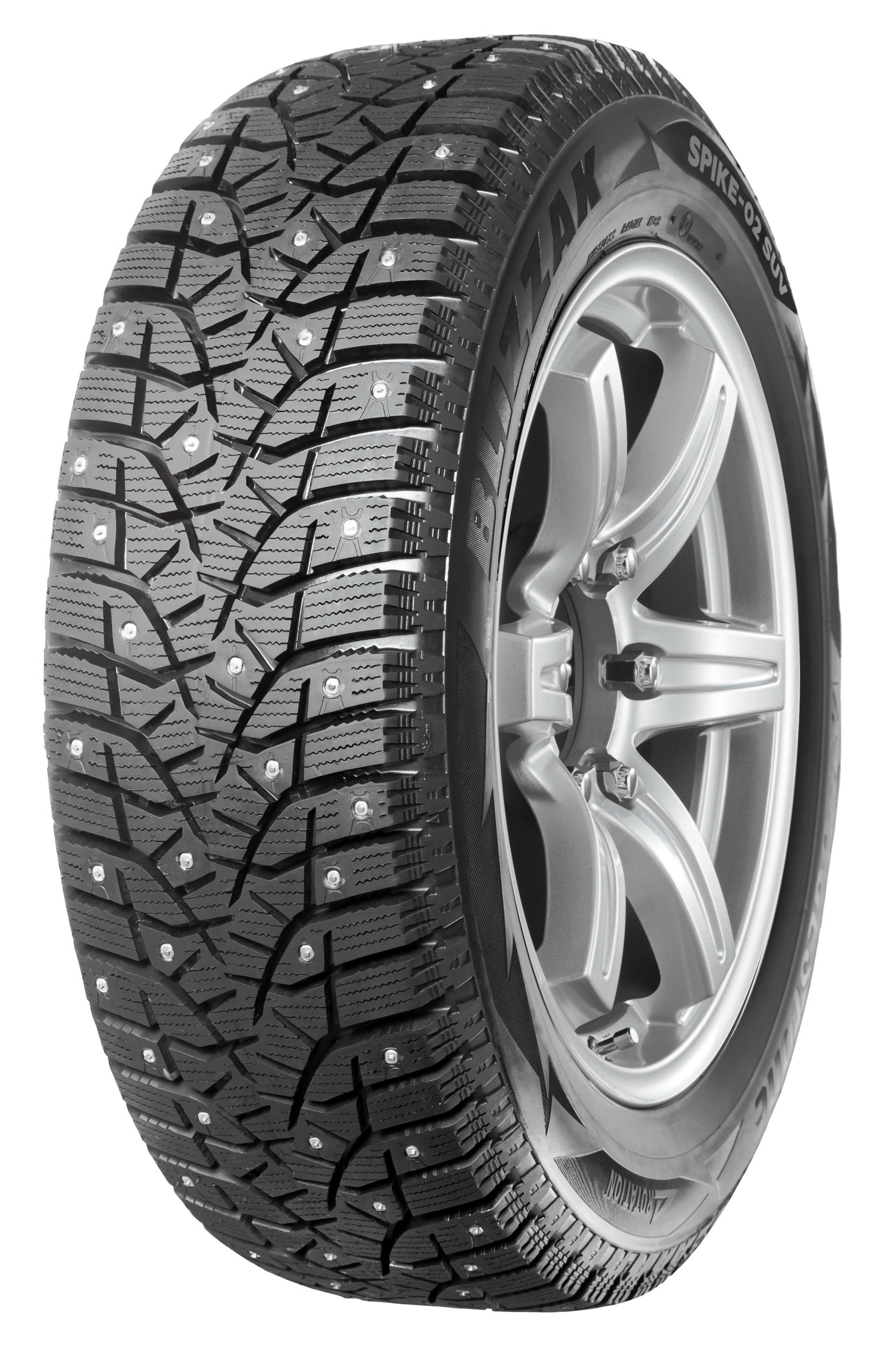 Шины BRIDGESTONE BLIZZAK SPIKE-02 SUV 205/70R15 96T шип*(2020)