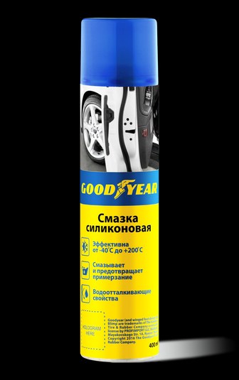 Смазка силиконовая GOODYEAR, аэрозоль 400 мл