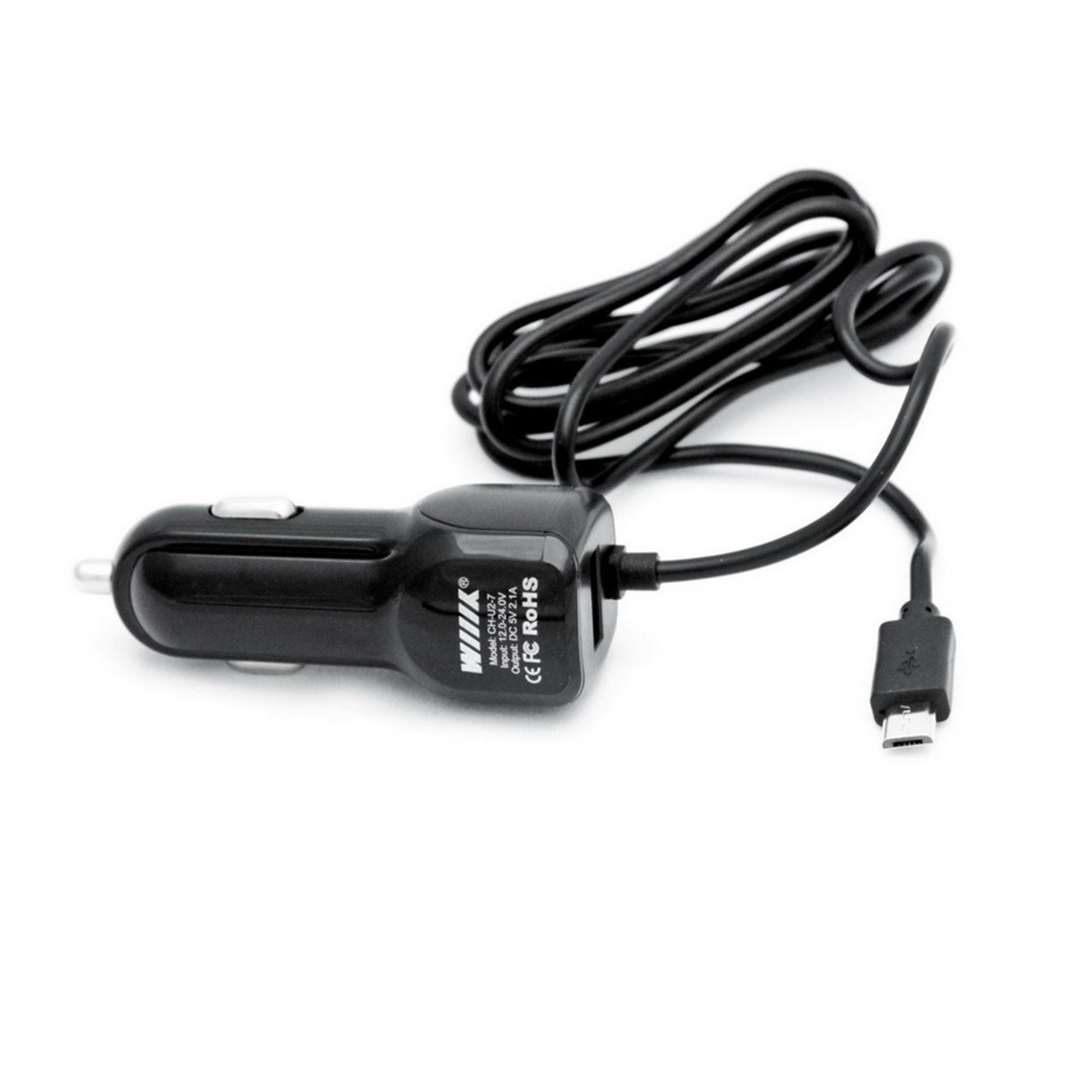 Зарядное устройство с микро USB, черный WIIIX