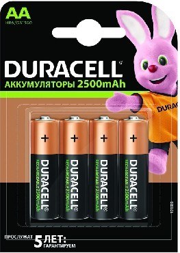 DURACELL HR6-4BL 2500mAh Pre-Charged (Б0014863)
