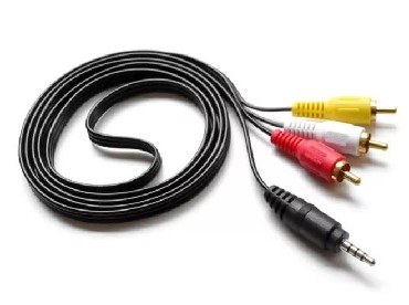 GEPLINK (АТ1006) аудио-кабель 1.0 m (mini-Jack3.5(m) <=> 3RCA(m) (5)
