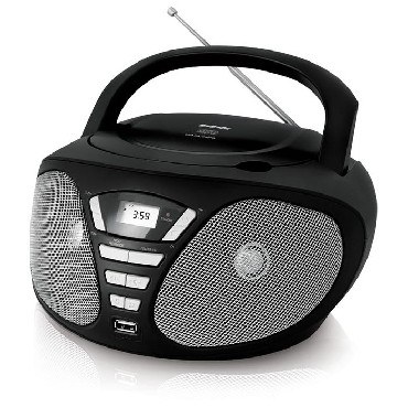 Аудиомагнитола MP3 BBK BX180U черный/серый
