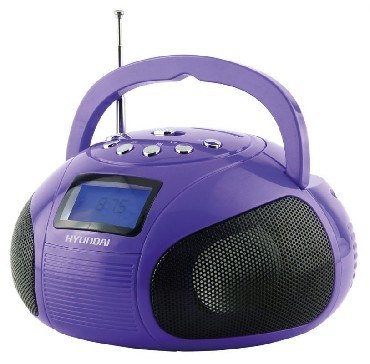 АУДИОМАГНИТОЛЫ MP3 HYUNDAI H-PAS100 фиолетовый