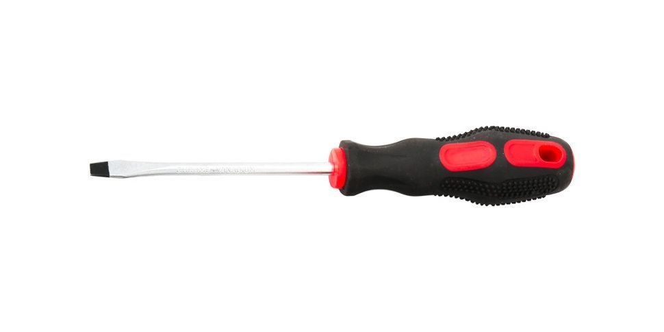 AUTOVIRAZH (423075) Отвертка шлицевая SL3х75мм двухкомпонентная ручка