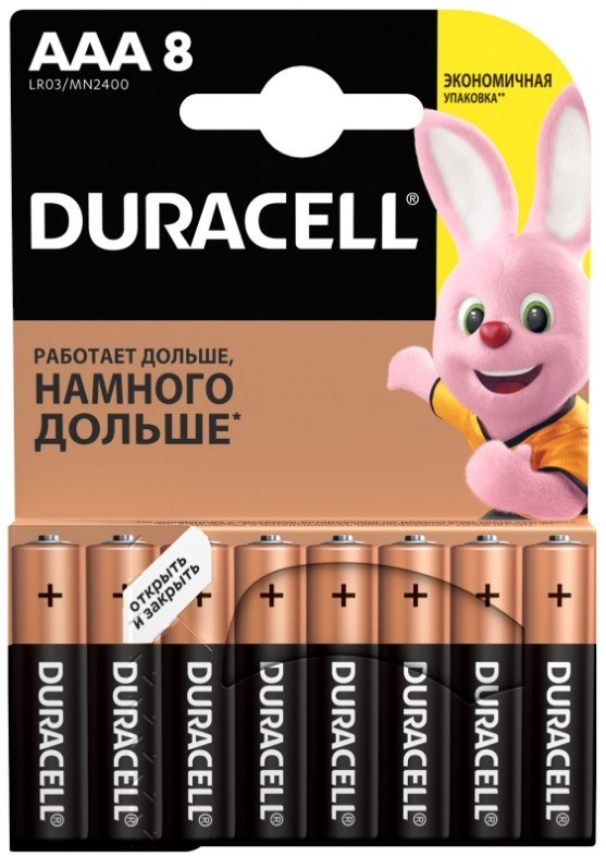 DURACELL LR03-8BL BASIC (С0033441)