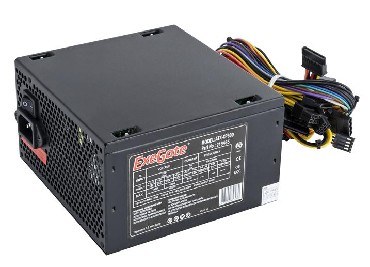 EXEGATE 600W XP600, ATX, PC, black, 12cm fan, 24p+4p, 6/8p PCI-E, 3*SATA, 2*IDE, FDD (EX219465RUS)