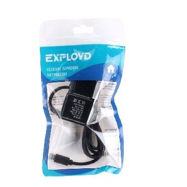 EXPLOYD EX-Z-259 Сетевое ЗУ 8 Pin 2А чёрный