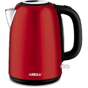 Чайник ARESA AR-3446 нержавейка красный