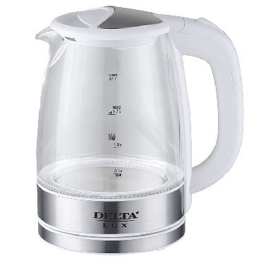 DELTA LUX DL-1204W белый стекло