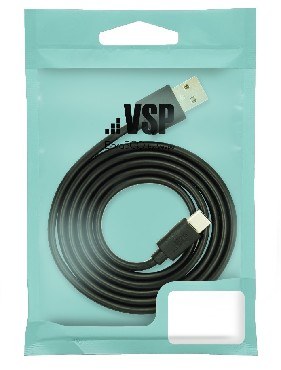 BORASCO Дата-кабель USB - TYPE-C 1М черный (37340)