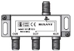 REXANT (05-6002) Делитель сигнала на 3 ТВ (10)