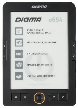 Электронная книга DIGMA E654 6