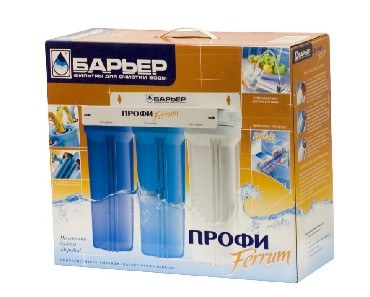 Фильтр для воды БАРЬЕР ПРОФИ FERRUM (тройка+кран)