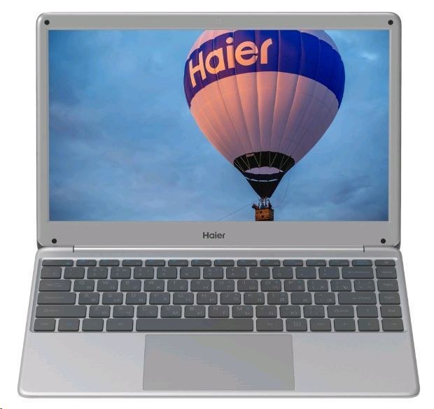 ноутбук HAIER U144E CDC N3350 4Gb eMMC 32Gb Intel HD Graphics 500 14,1 FHD IPS BT Cam Win10 Серебристый TD0030551RU