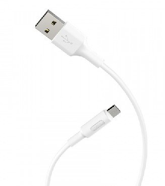 HOCO (6957531080138) X25 USB (m)-microUSB (m) 1.0м - белый