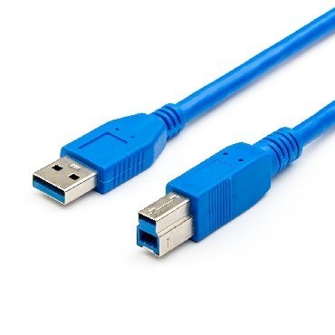 ATCOM (AT2823) Кабель USB 1.8 M (USB 3.0, AM - BM, синий)