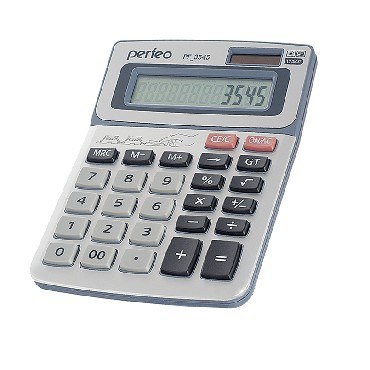 Калькулятор PERFEO PF-3545 бухгалтерский 12-разр., GT, серебристый