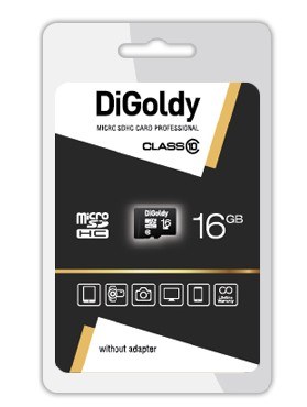 DIGOLDY 16GB microSDHC Class10 - б/а