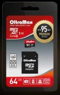 OLTRAMAX MicroSDXC 64Gb Class 10 [OM064GCSDXC10UHS-1-PrU3]