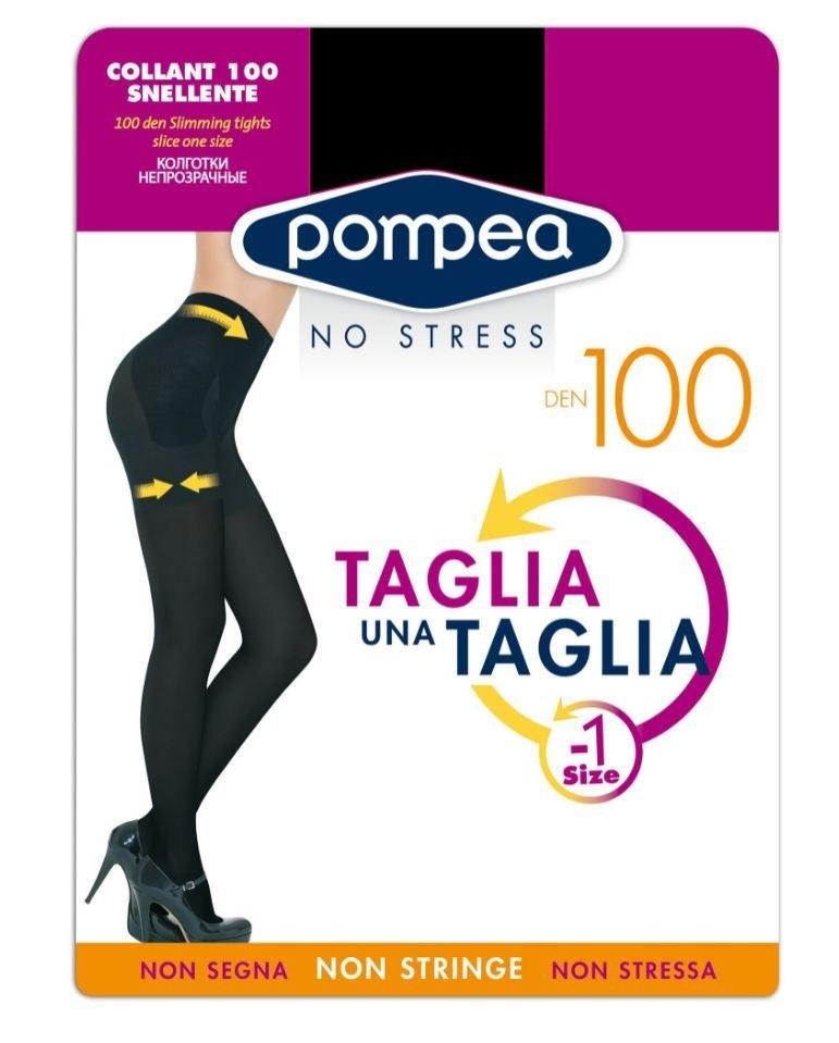 Колготки POMPEA PM CL TAGLIA 1 TG 100 den 4 nero 4/32