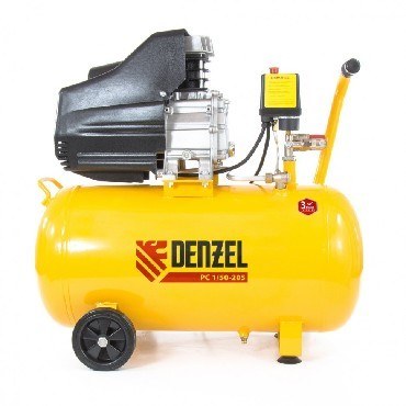 DENZEL Компрессор воздушный PC 1/50-205, 1,5 кВт, 206 л/мин, 50 л 58066