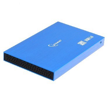 корпус для жёстких дисков GEMBIRD (17561) EE2-U3S-56 , USB 3.0 , синий металлик