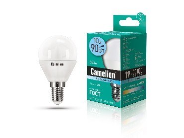 CAMELION LED10-G45/845/E14 (Эл.лампа светодиодная 4500К)
