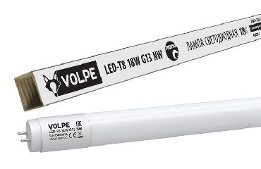 VOLPE UL-00001456 LED-T8-18W/NW/G13/FR/FIX/N матовый рассеиватель Белый свет G13 неповоротный