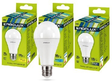 ERGOLUX (13183) LED-A65-20W-E27-4K (Эл.лампа светодиодная ЛОН 20Вт E27 4500K 172-265В)