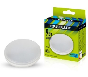 ERGOLUX (13515) LED-GX53-9W-GX53-4K (Эл.лампа светодиодная 9Вт GX53 4500К 172-265В)