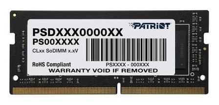 Модуль памяти PATRIOT Signature PSD44G266681S SO-DIMM DDR4 4Gb PC21300 2666Mhz