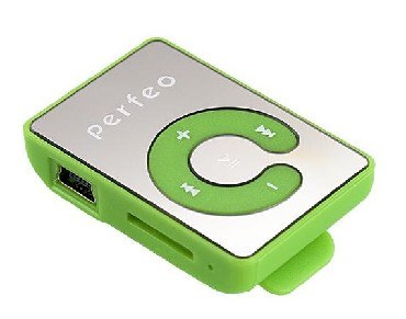 MP3-плеер PERFEO VI-M003 Music Clip Color зеленый