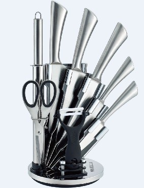 KELLI KL-2120 набор ножей 9пр сталь