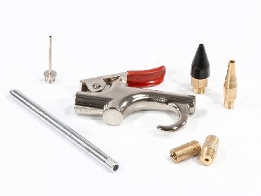MATRIX Набор продувочный пистолет, пневмат. в комплекте с насадками, 6 шт. 57336