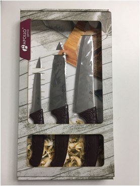 Ножи APOLLO KNG-003 набор ножей Genio King 3пр