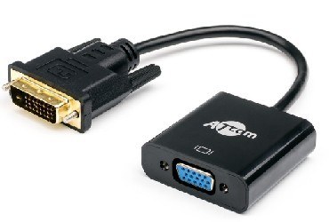 ATCOM (АТ9214) переходник DVI-D dual link(m) <=> VGA (f) 0.1 m