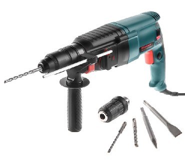 Перфоратор HAMMER PRT800CE PREMIUM HAMMER(406343)Перфоратор PRT800CE 800Вт SDS+ 26мм, кейс