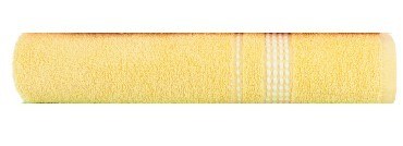 Полотенце AQUARELLE МХ40 махровое 70х140см 100% хлопок Лето светло-желтый 08 (713460) (2)
