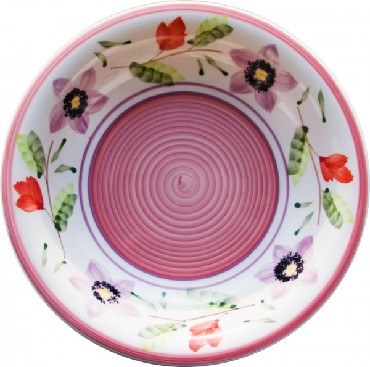 Посуда FIORETTA TDP022 Тарелка суповая FLOWER FANTASY 21см (6)
