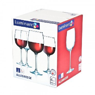 LUMINARC АЛЛЕГРЕСС наб. фужеров для вина 4шт 550мл (L1403)